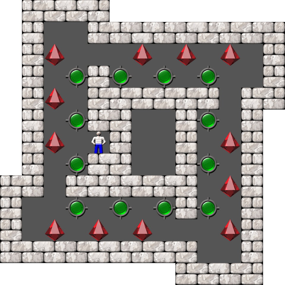 Sokoban Mass Remodel level 1063